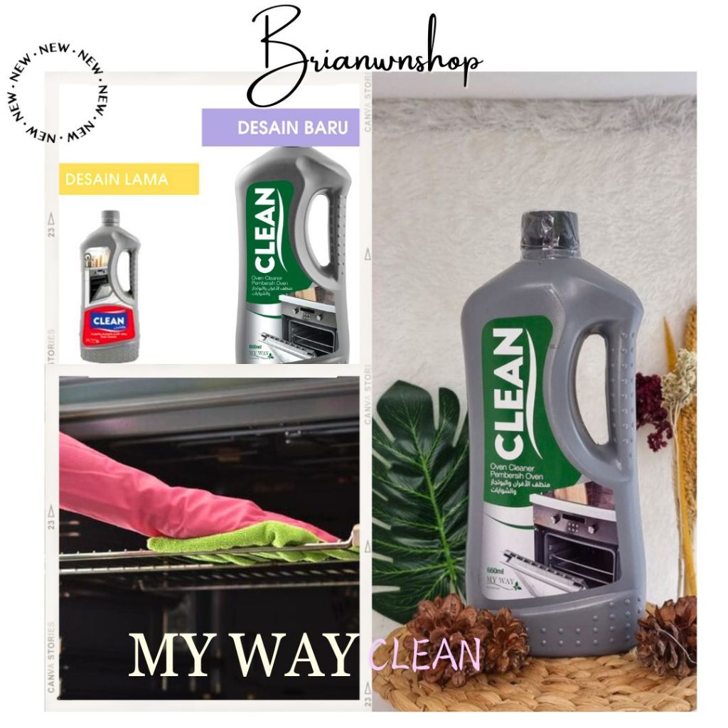 BAYAR DITEMPAT ✅ CLEAN / PEMBERSIH OVEN / OVEN & GRILL CLEANER / MYWAY / MY WAY ✔ TERMURAH✔