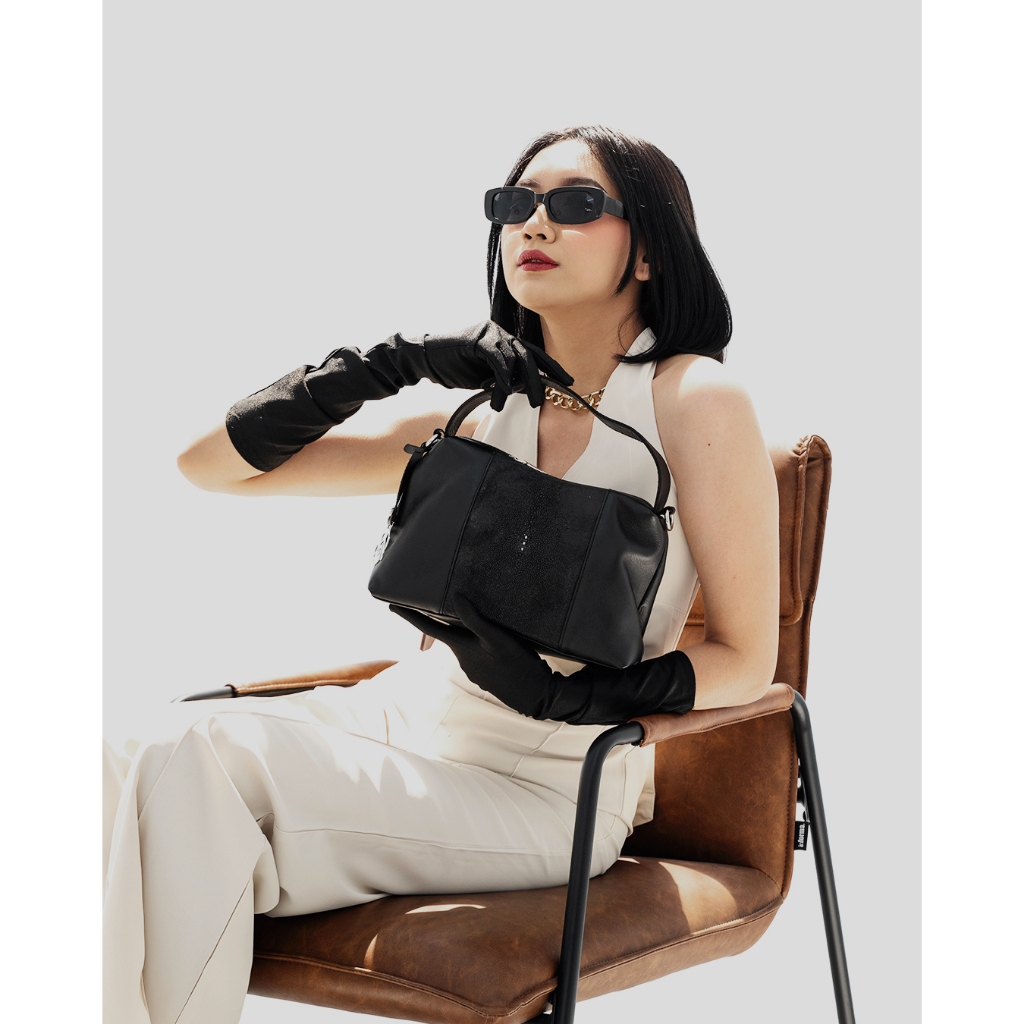 Nukani Celosia Bag Tas Selempang Bahu Wanita Kulit Pari Asli