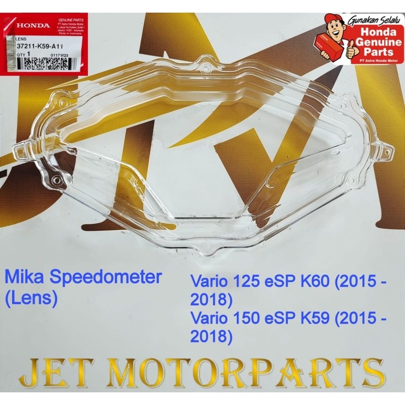 37211K59A11 Mika Lensa Speedometer Vario 150 Vario 125 Led Old Ori Honda AHM