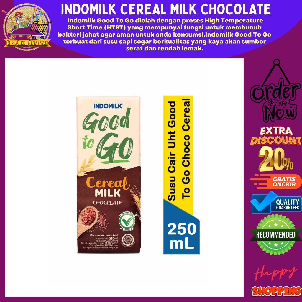 

Indomilk Good to Go Cereal Milk Chocolate [250 mL]