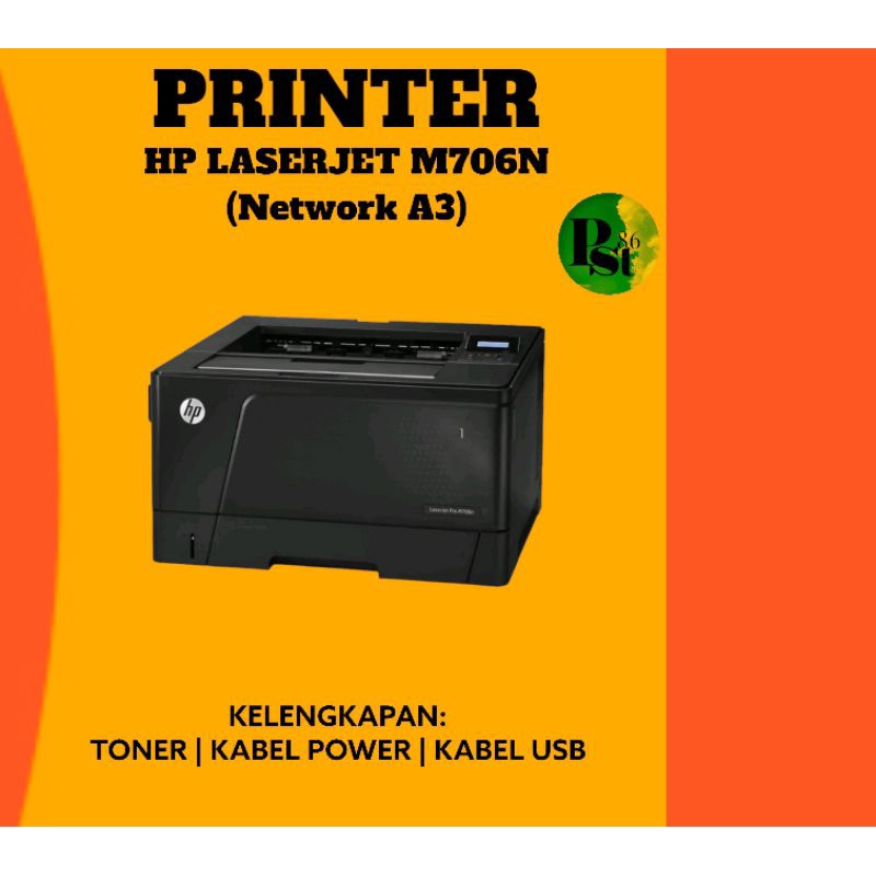 Printer Hp LaserJet M706n printer notaris a3 network