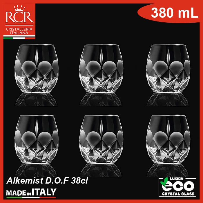 1 SET 6 PCS RCR Gelas Alkemist/RCR Gelas Kristal/Crystal Glass Whisky