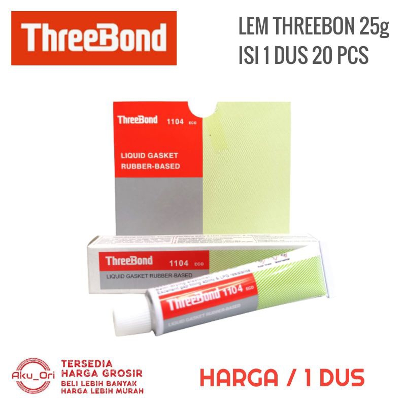 

2 pcs LEM THREEBOND gasket 25 GR lem paking packing gasket threebond tribon 1104 25gr