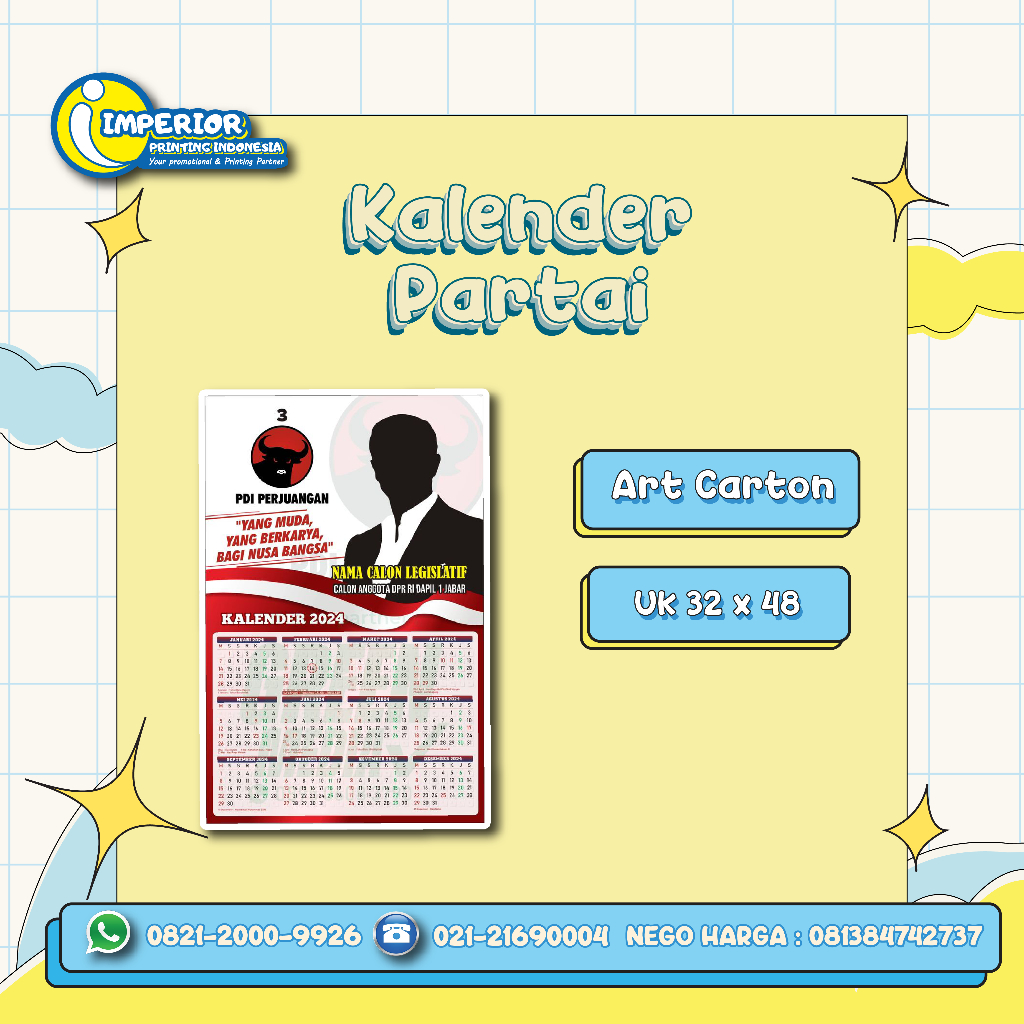 

Cetak kalender dinding partai custom Art Carton, mata ayam