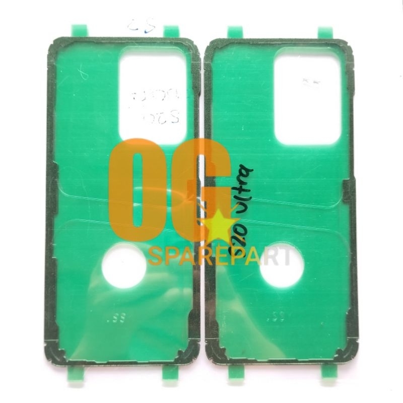Lem Adesive Perekat Backdoor Samsung Galaxy S20 ultra Sticker Cover
