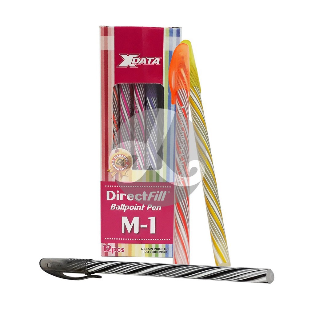 

Pulpen Pena Ballpoint Ballpoint Pen Xdata M-1 Tinta Hitam