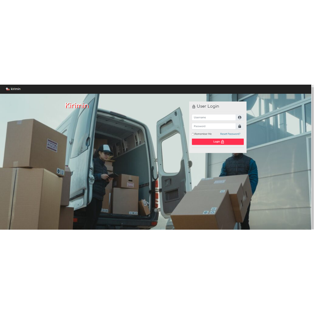 Aplikasi Software Website Pengiriman Ekspedisi Kurir barang