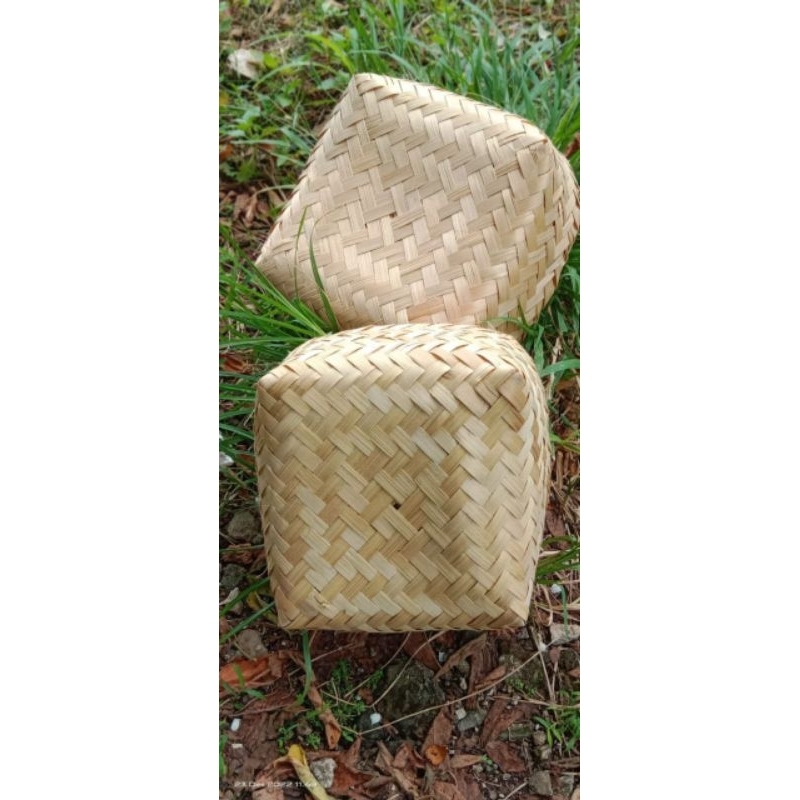 

5pasang Besek 20cm Besek hajatan anyaman bambu