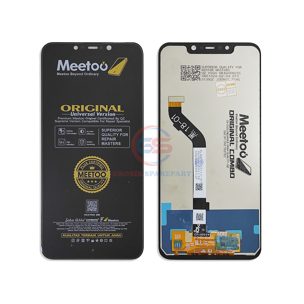 LCD FULLSET TOUCHSCREEN XIAOMI POCOPHONE F1 ORI MEETOO