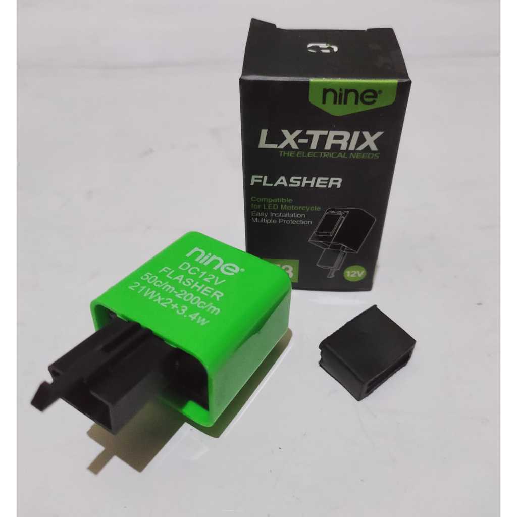 Flasher LED Sein Nine LX-Trix f3 3 mode adjustable potensio Honda Vario KLX CBR Mio Lexy N max MX ki
