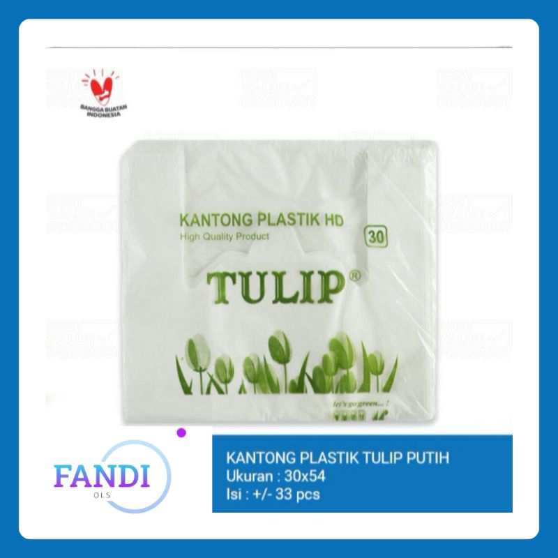 

Kantong Plastik Tulip 15 24 26 30 35 PUTIH