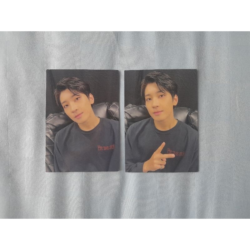 seventeen photocard pc trading card tc wonwoo stamp rally fortune box benefit tc jepang japan be the