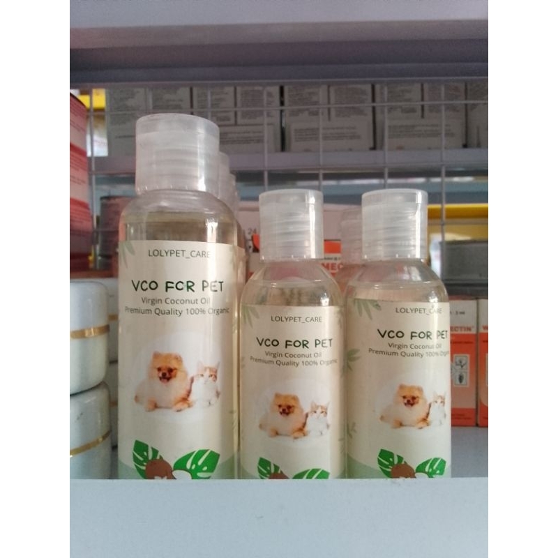 Minyak kelapa VCO untuk Kucing Anjing