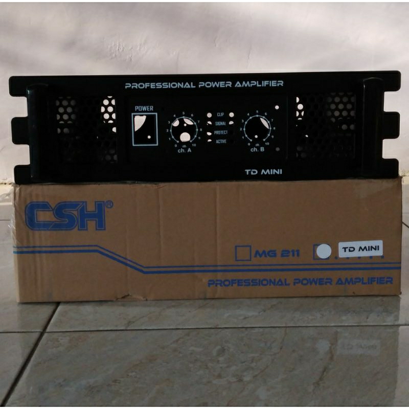 BOX POWER AMPLI CSH TD MINI