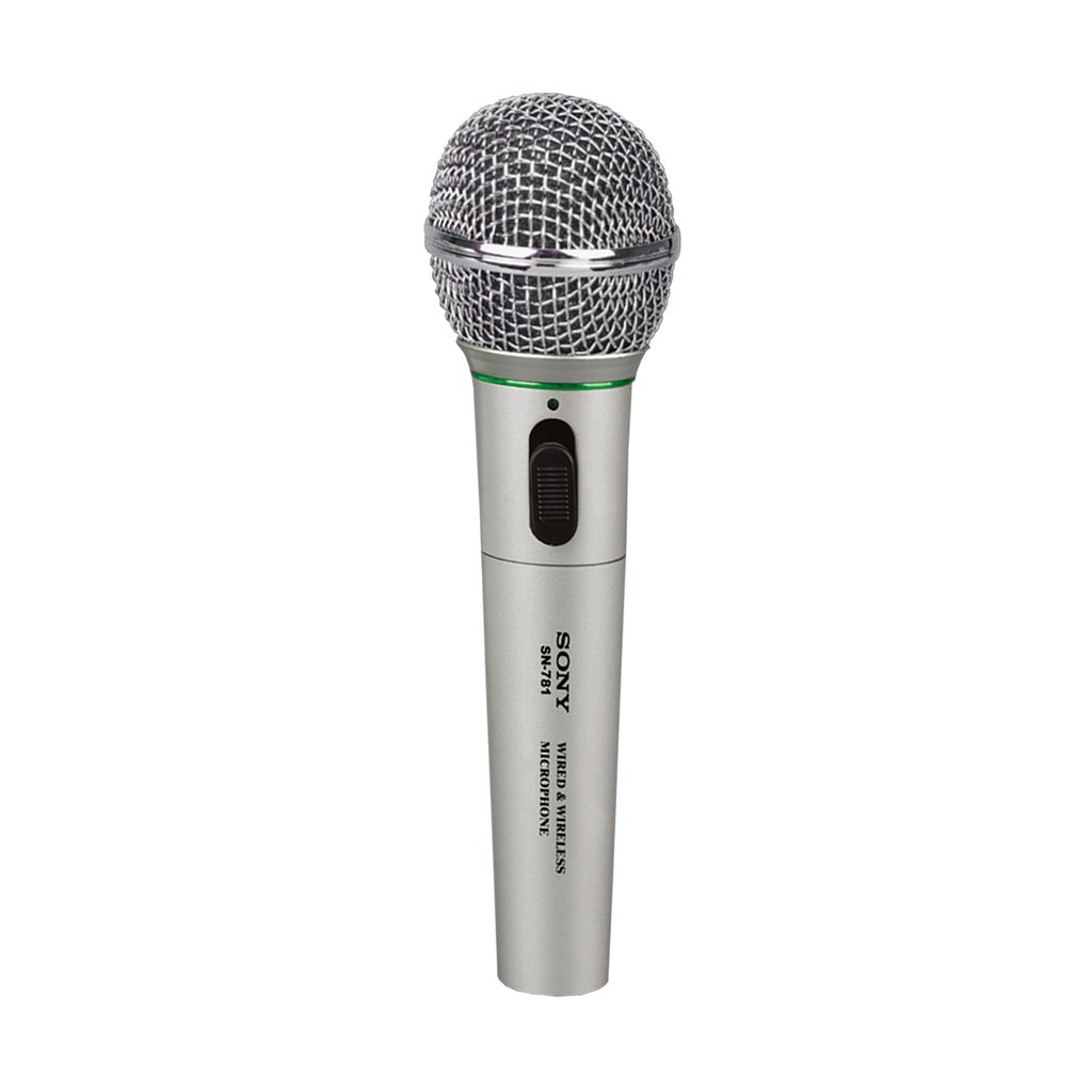 Sony Microphone Karaoke Wireless SN-781 Mic Kabel dan Tanpa Kabel