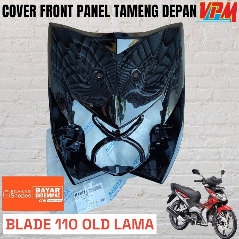 panel tameng body depan honda blade lama old hitam kwb