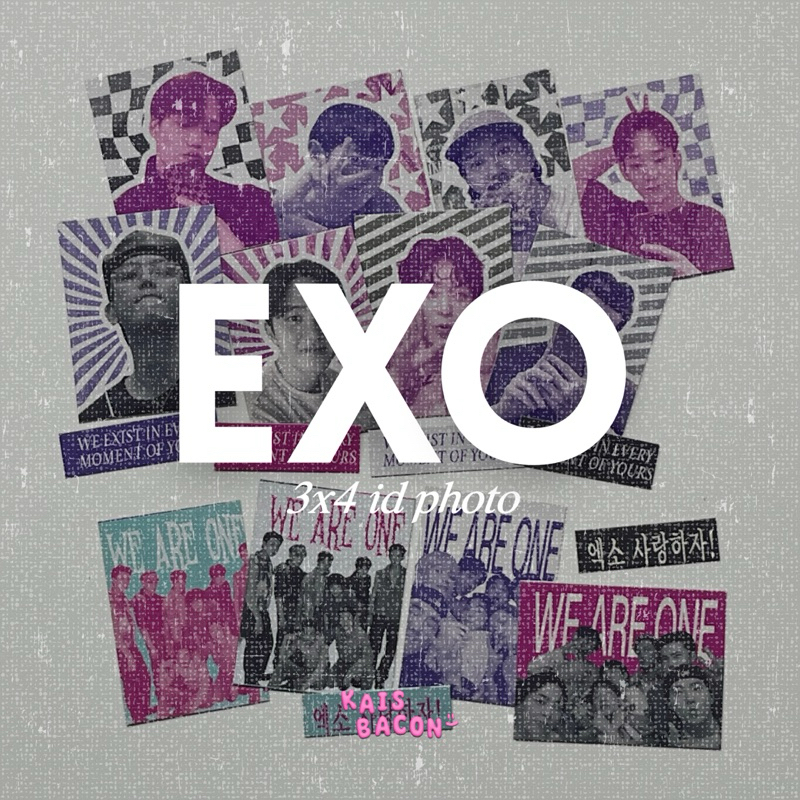 EXO 3x4 id photos / pas foto by kaisbacon