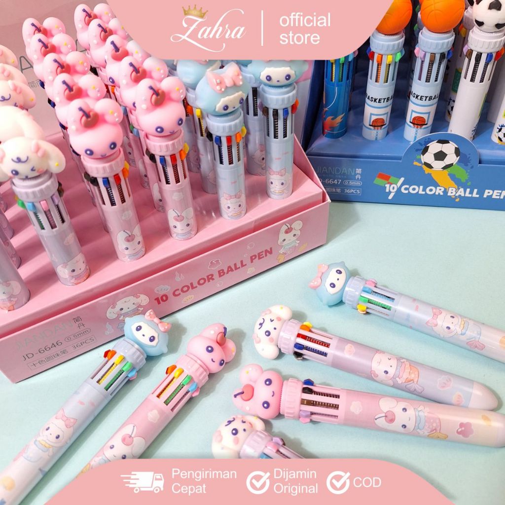 

[REAL PICT] Pulpen 10 Warna Sanrio | Melody Sweet Baby | Ballpoint | Bolpoin