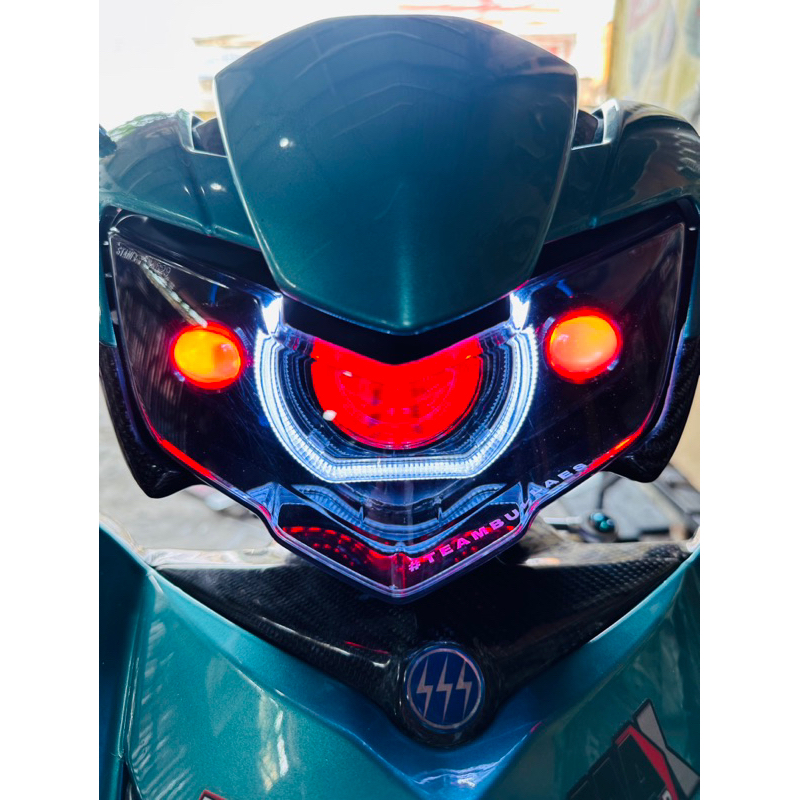 PROJECTOR BILED AES TURBO FULLSET+HEADLAMP MX KING V2 LED