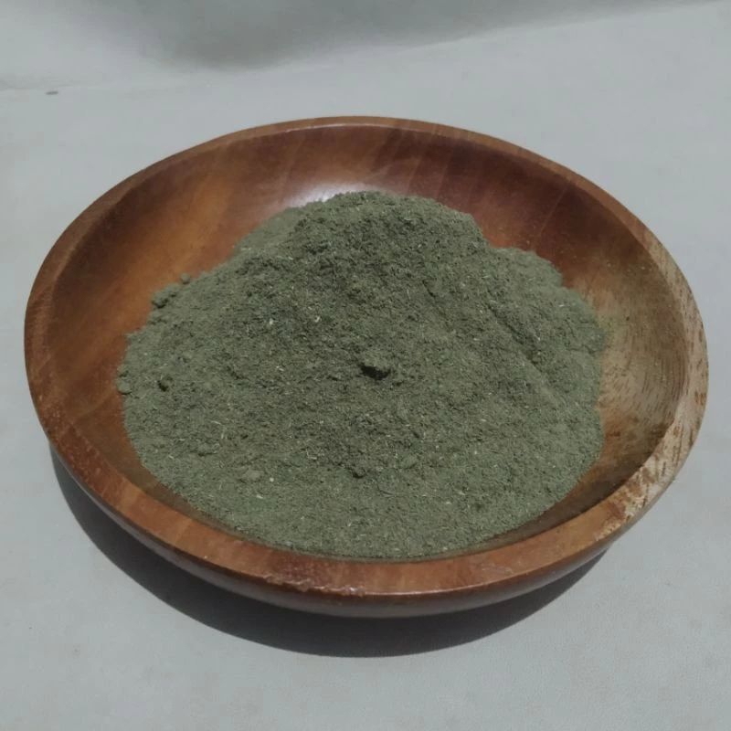 

Bubuk Daun Ketapang Hijau Sebagai Pewarna Kain 100 Gram