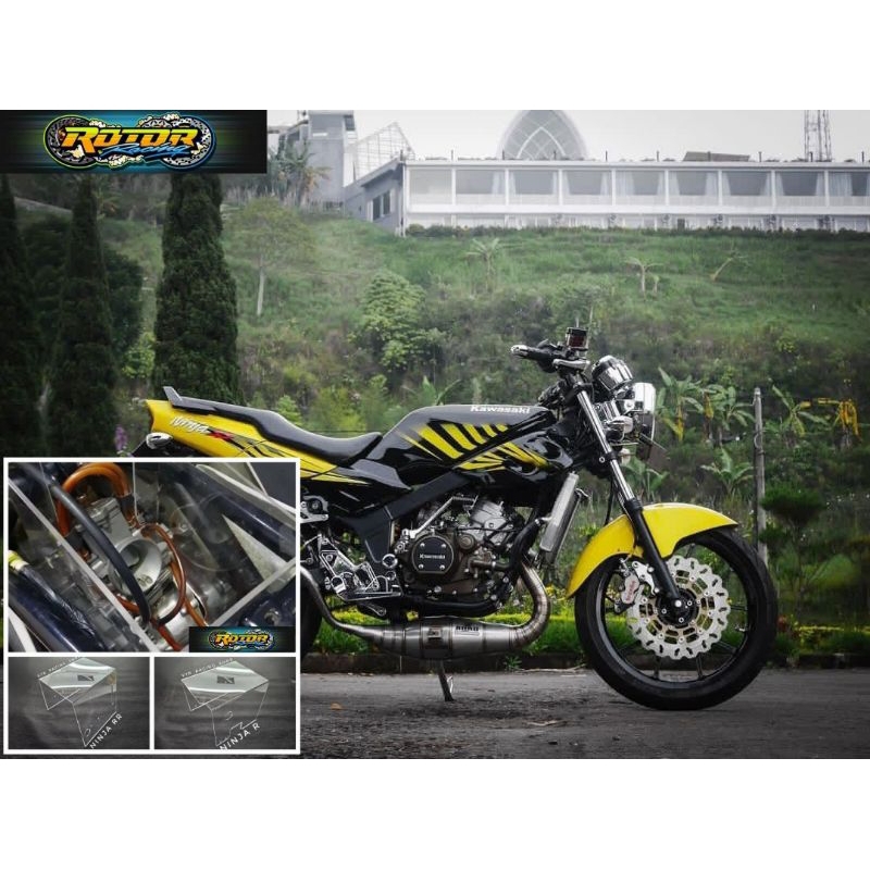 Tabokan filter bahan akrilik variasi pnp kawasaki Ninja R Ninja SS