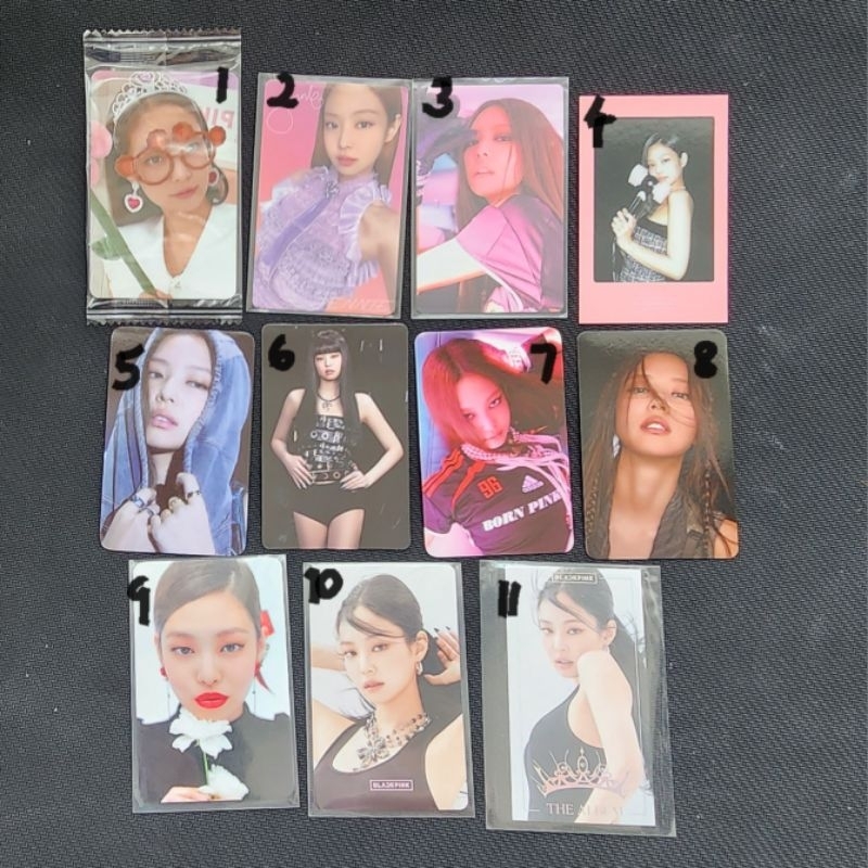 Blackpink Jennie Photocard PC Born Pink BPTG Benefit Ktwon The Album SG21