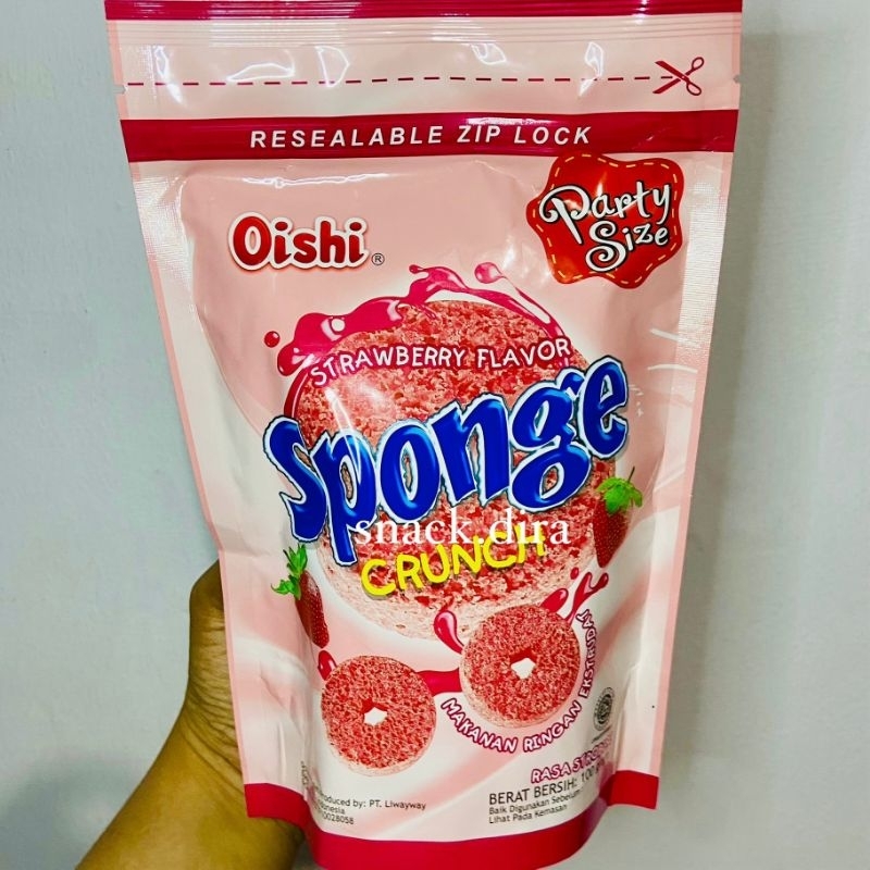 

Oishi Sponge Crunch Strawberry