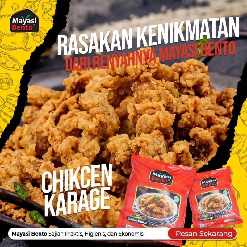 

[500 gr] Chicken Karage Frozen Food Premium Mayasi Bento