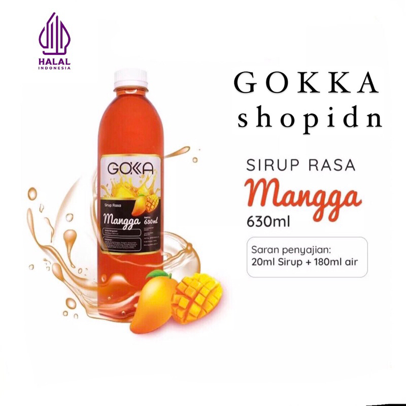 

Sirup Gokka Mangga 630ML - Gokka Syrup Mango 630ML [GOKKA SYRUP 630ML]