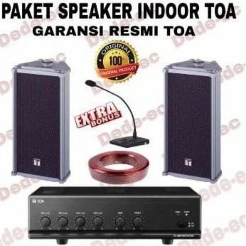 Paket Soudsystem Toa Indoor Paket Speaker Column  Toa Original