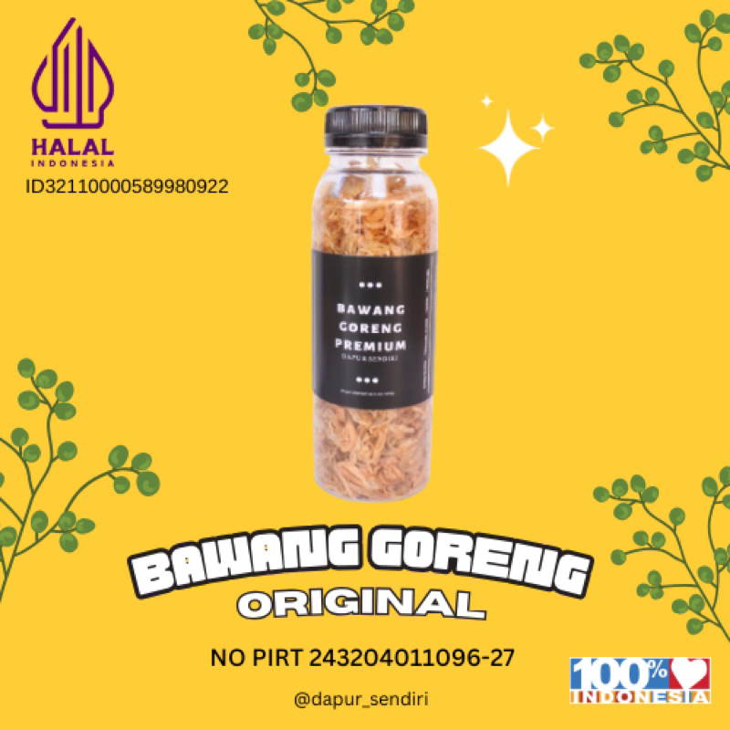 

Bawang Goreng Sumenep Original Kemasan 250ml
