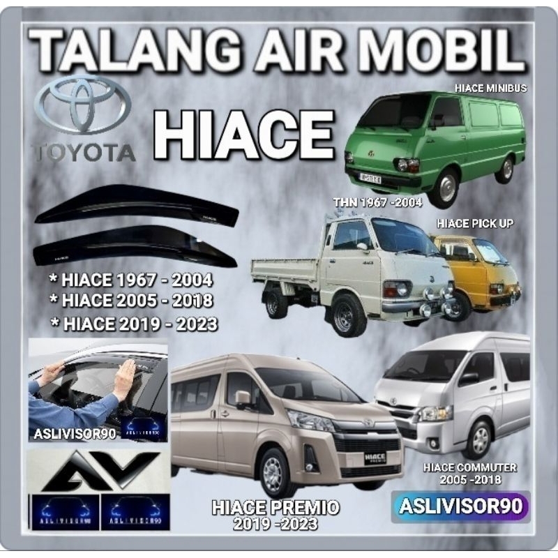Talang Air Toyota HIACE Commuter/Premio/ Hiace Lama