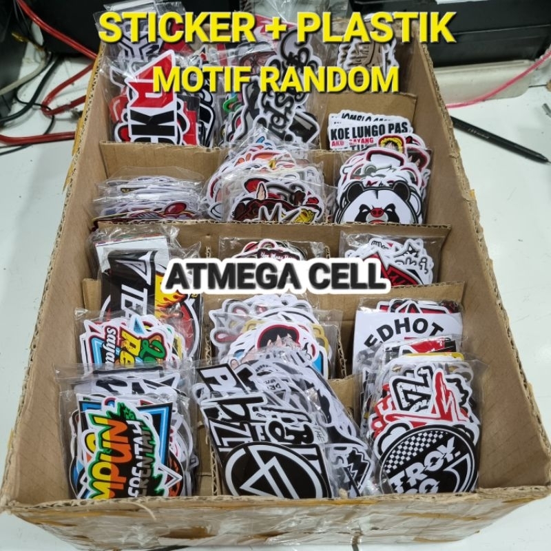 

STICKER PACK KATA KATA ANIME STIKER isi 1PCS YA HP DIE CUT Plus Pack plastik