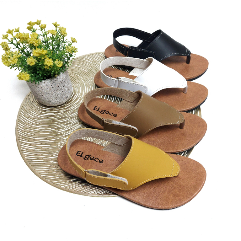 Sandal Jepit Wanita Tali Belakang Teplek Non Slip Sendal Wanita Flat Jepit - TALI JEPIT