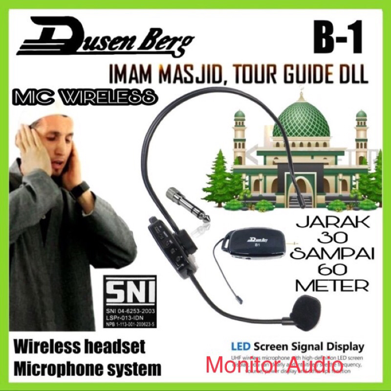 Mic Bando Wireless DUSENBERG B1 (Bando Wireless Connect Amplifier Toa)