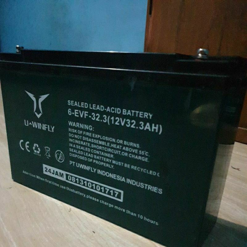 baterai aki kering vrla ebike 12v 32ah