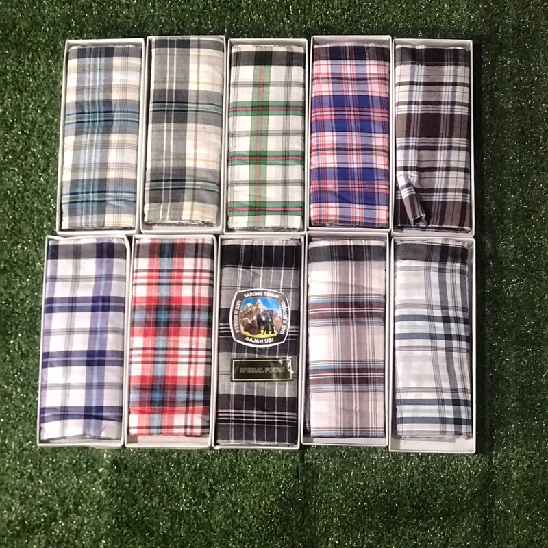 Kain sarung Gajah Ubi dus ukuran dewasa