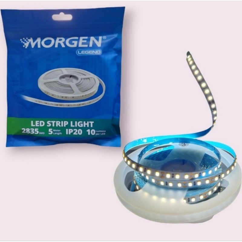 Lampu LED Strip 9 W MG-LS2835A120L DC12V 6000K Morgen