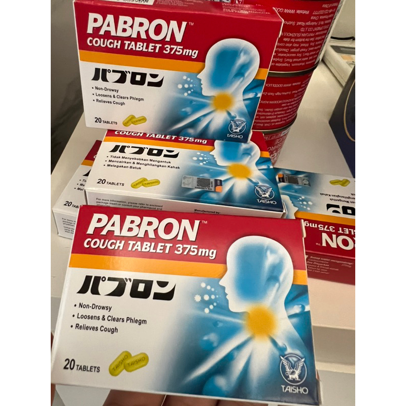 PABRON COUGH TABLET 375 MG/OBAT BATUK BERDAHAK