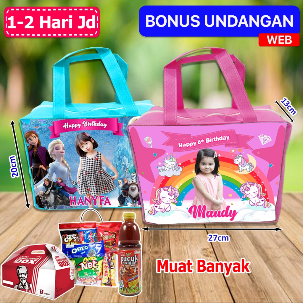 

Tas Resleting Ulang Tahun Anak Unicorn