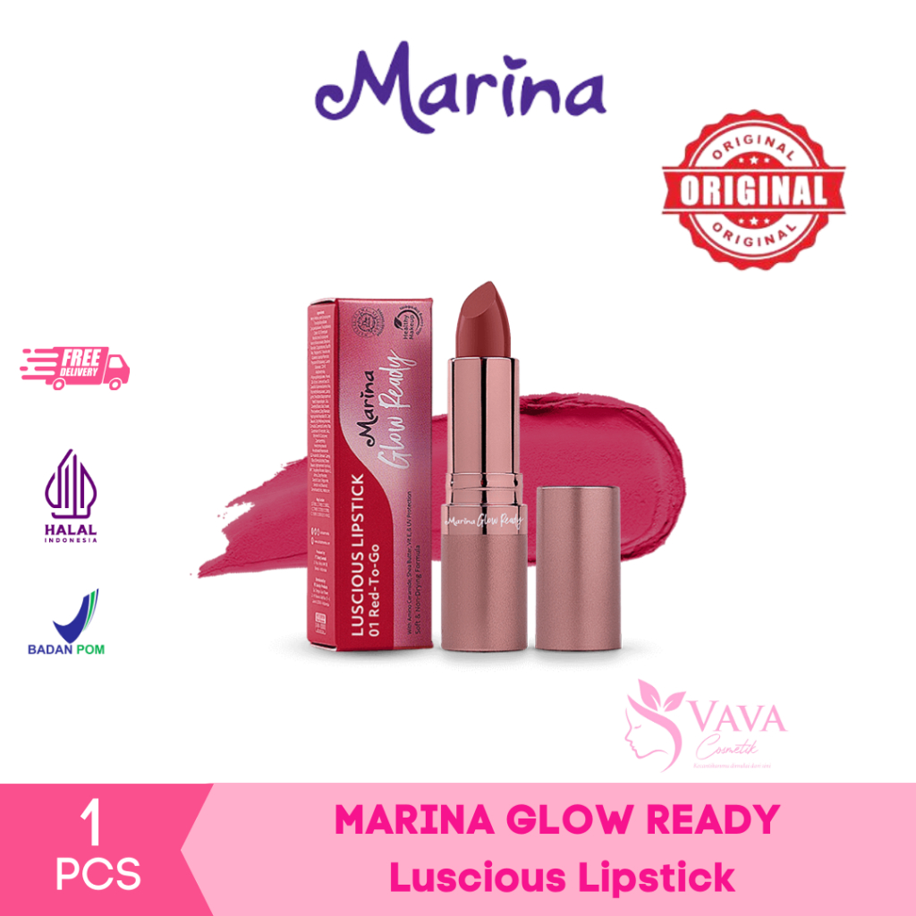 Marina Glow Ready Luscious Lipstick