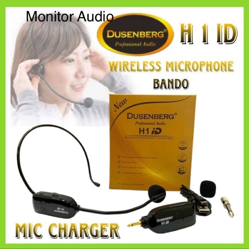 Mic Wireless Headset DUSENBERG H 1 ID, Mic Imam Mesjid, ,Ceramah,Senam