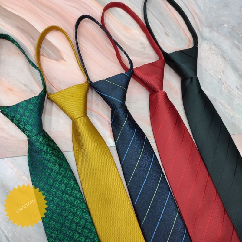 dasi instan siap pakai dasi pria dasi resleting