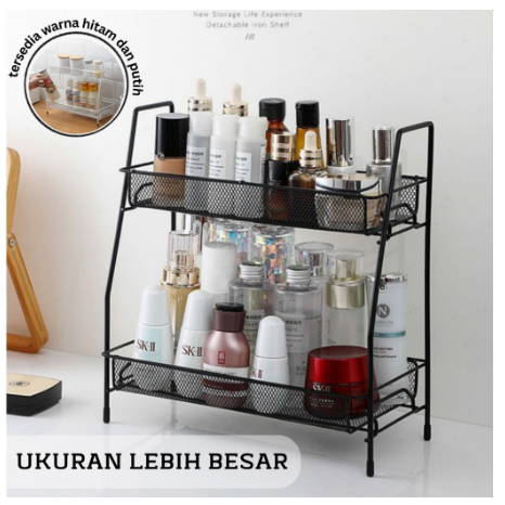 RAK ORGANIZER MEJA - RAK BESI RAK BUMBU DAPUR MINIMALIS