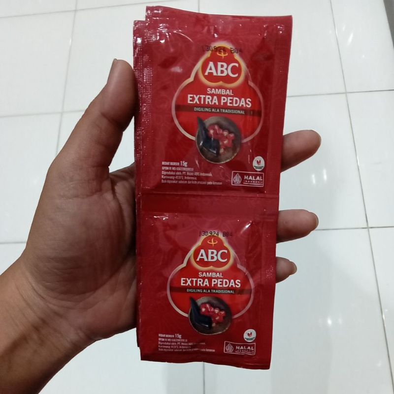 

Mahbubah - ABC 15 g @10 pcs Sambal Extra Pedas Sachet