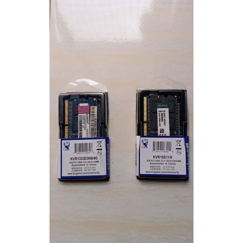 Ram DDR3 2 & 4Gb Kingston