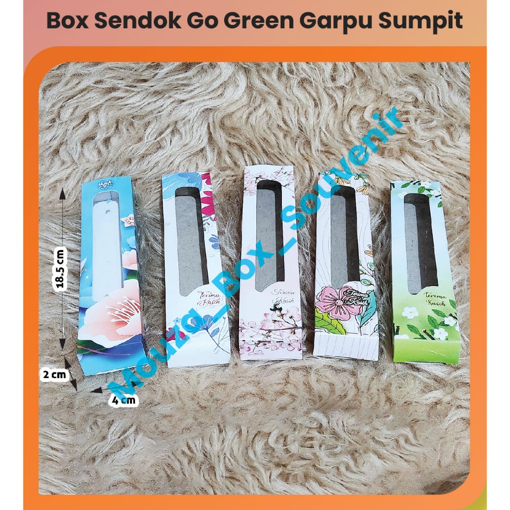 

( 50PCS ) BOX MOTIF UNTUK KEMASAN SENDOK GARPU SUMPIT MOTIF