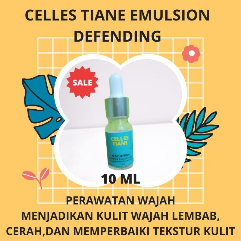 10 Ml celles tiane perawatan kulit wajah | pelembab wajah |  memperbaiki tekstur kulit pria & wanita