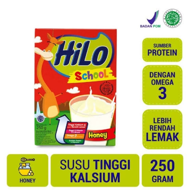 

HILO SCHOOL COKELAT/MADU/VANILLA 250gr