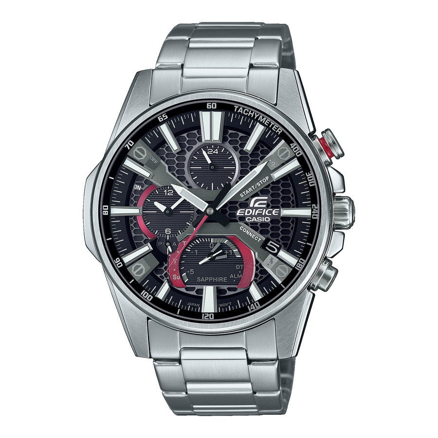 Original 100% Casio EDIFICE EQB-1200D-1ADR Jam Tangan Pria Casio Solar Bluetooth